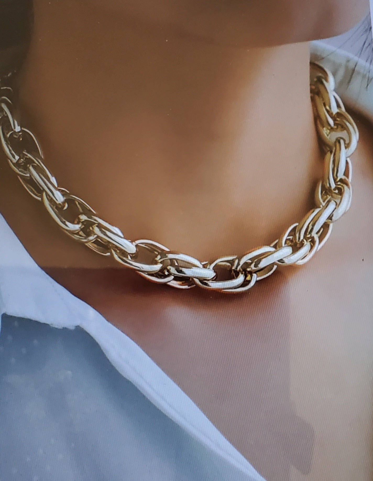Collar de Cadena Trenzada