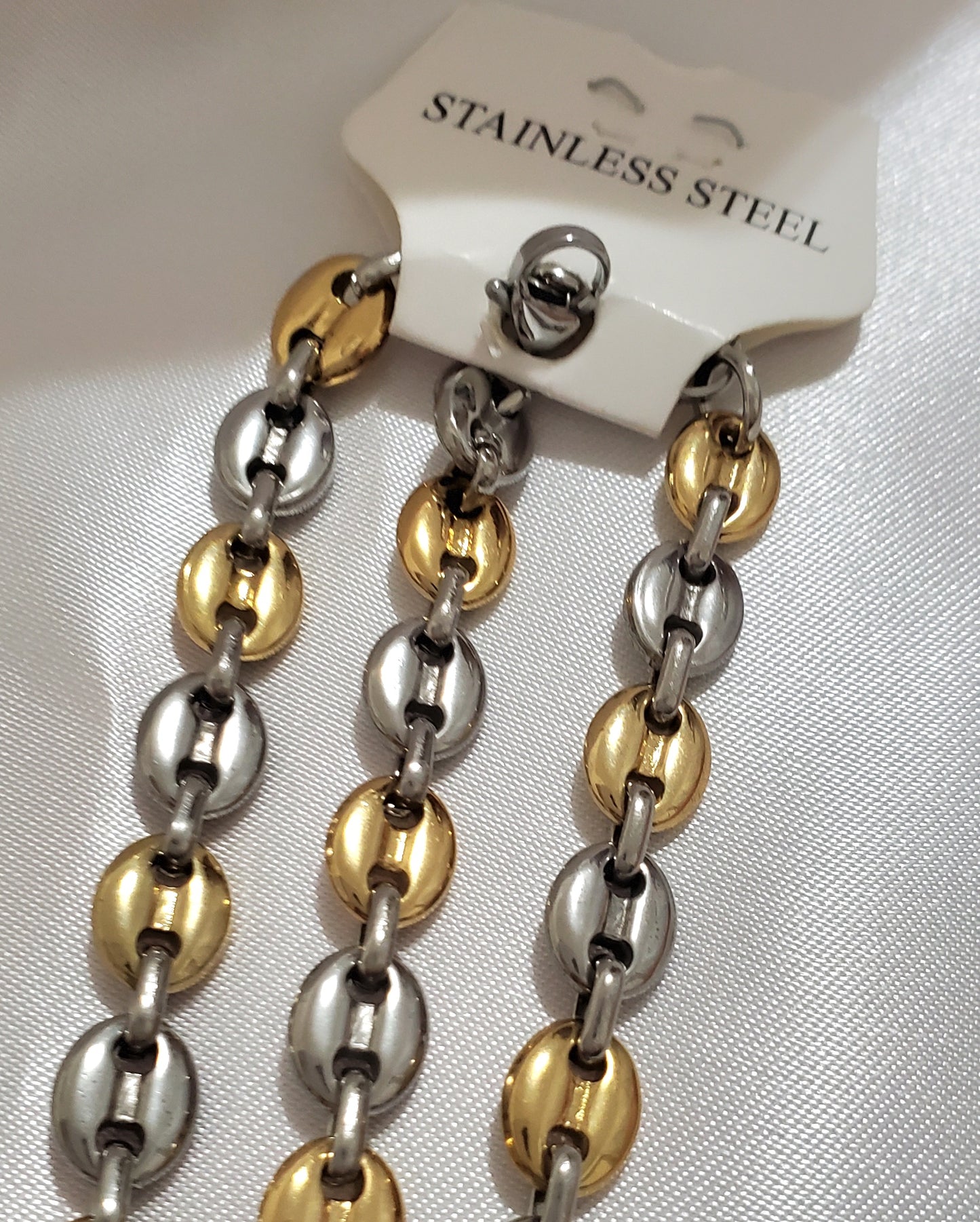 Colla y Pulsera dos tonos