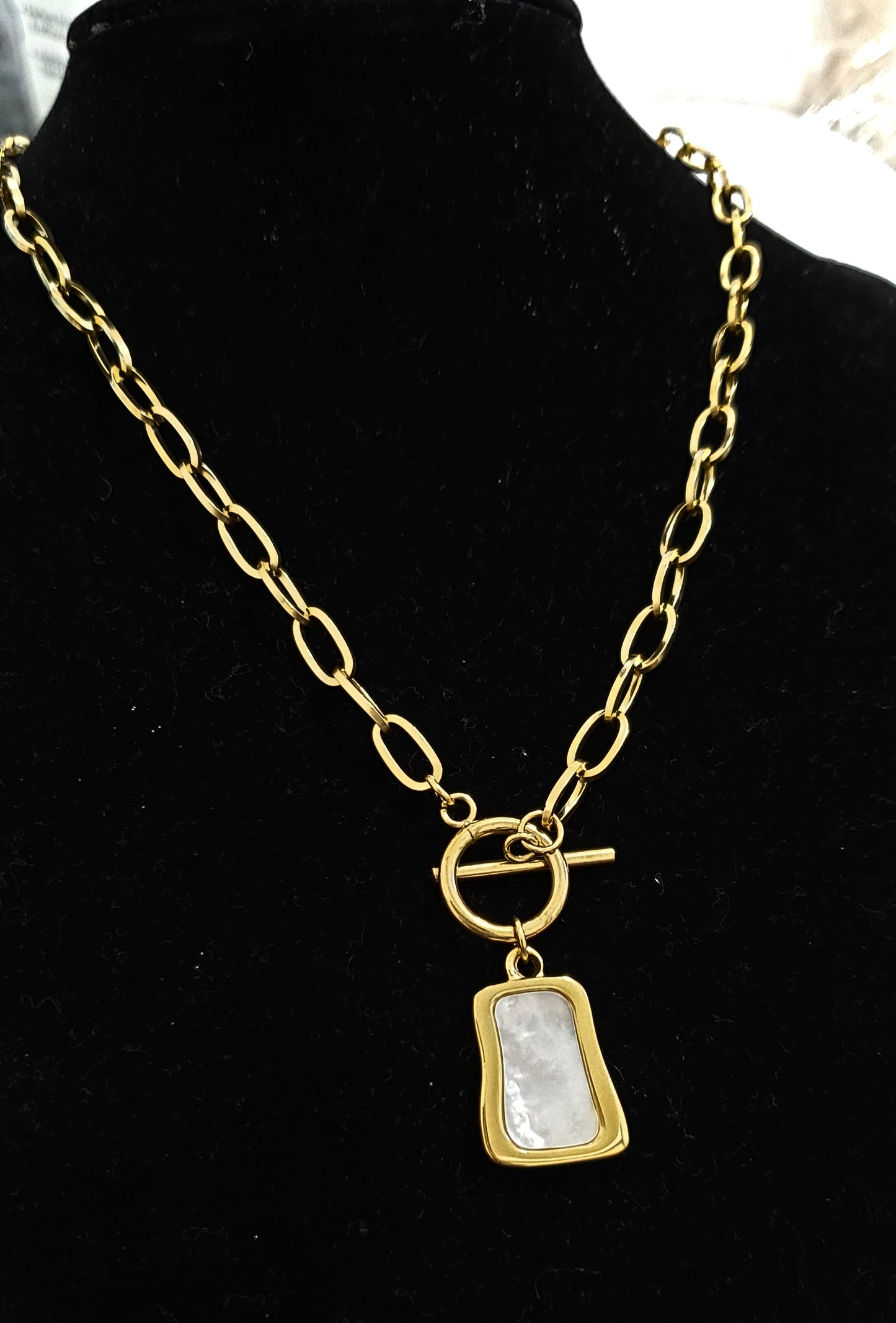 Stainless Steel Pendant Nacar Necklaces
