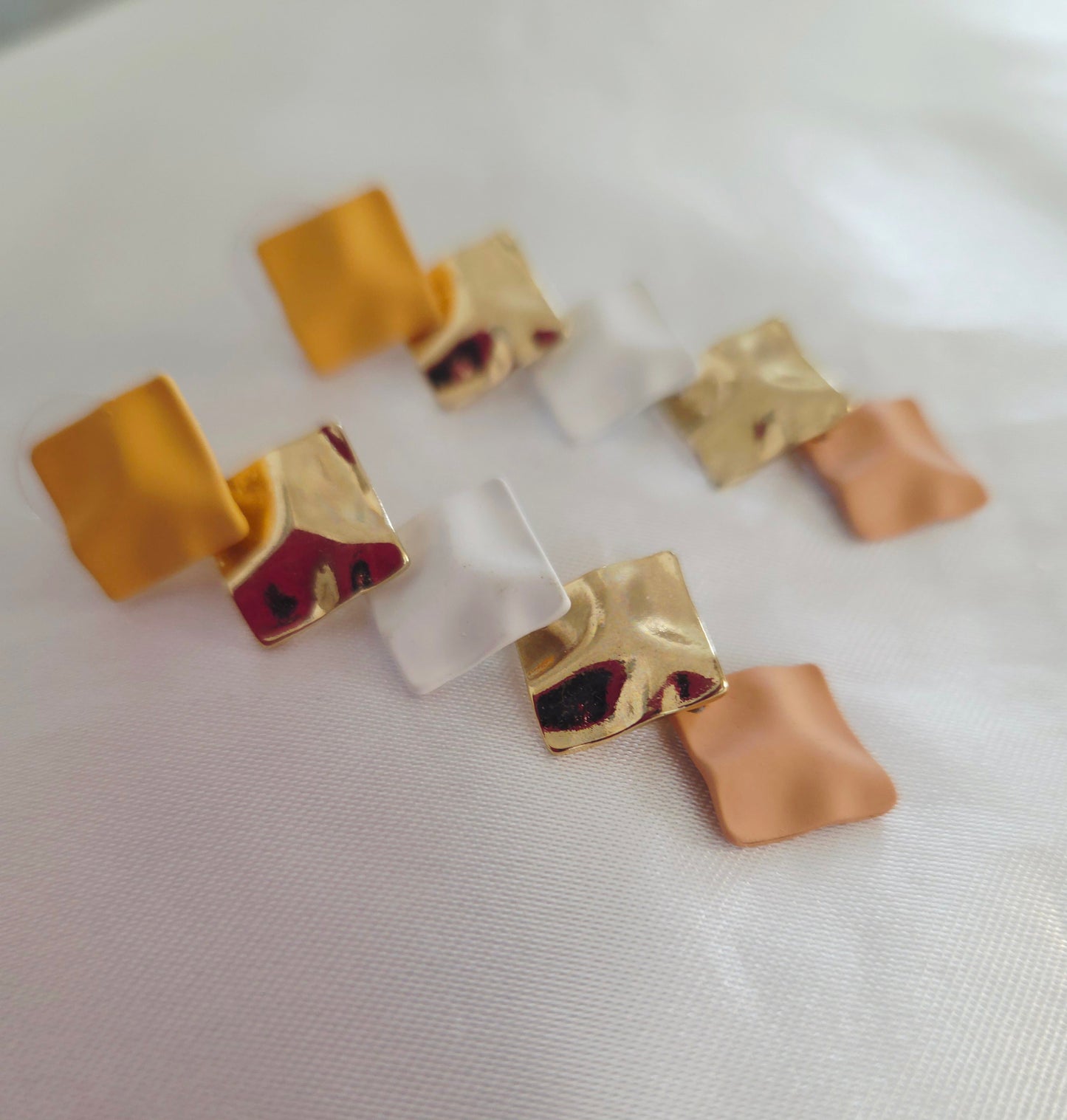 Wrinkled Irregular Earrings