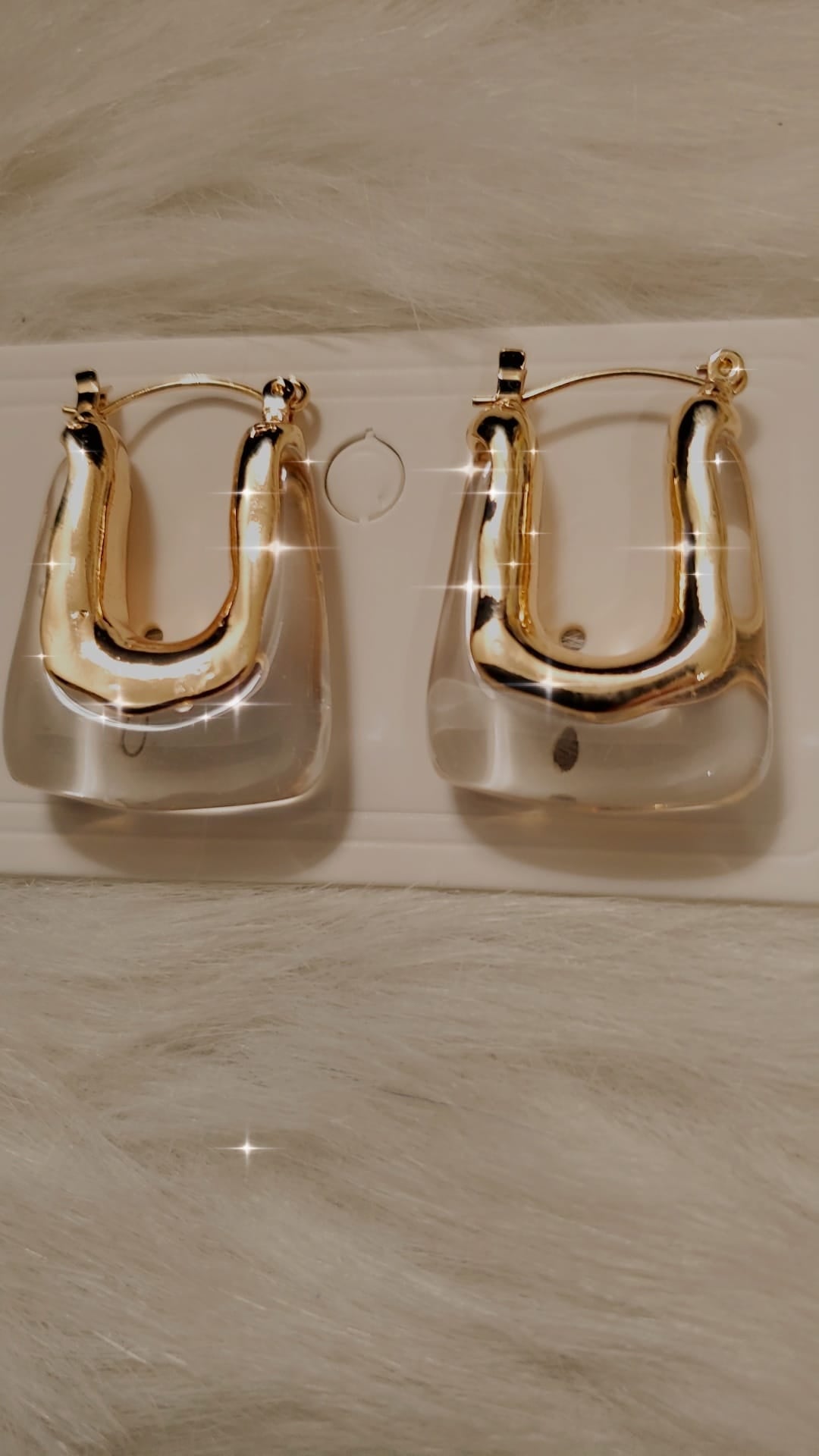 Laura Gray and Gold Earrings