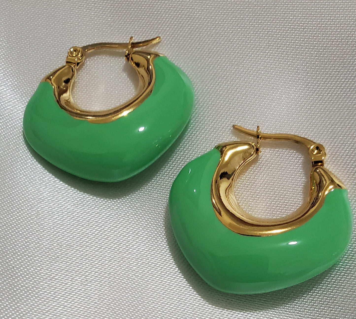 Marisol Enameled Geometric Earrings