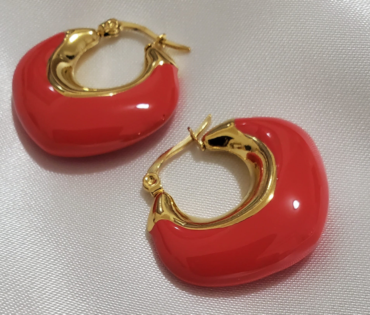 Marisol Enameled Geometric Earrings