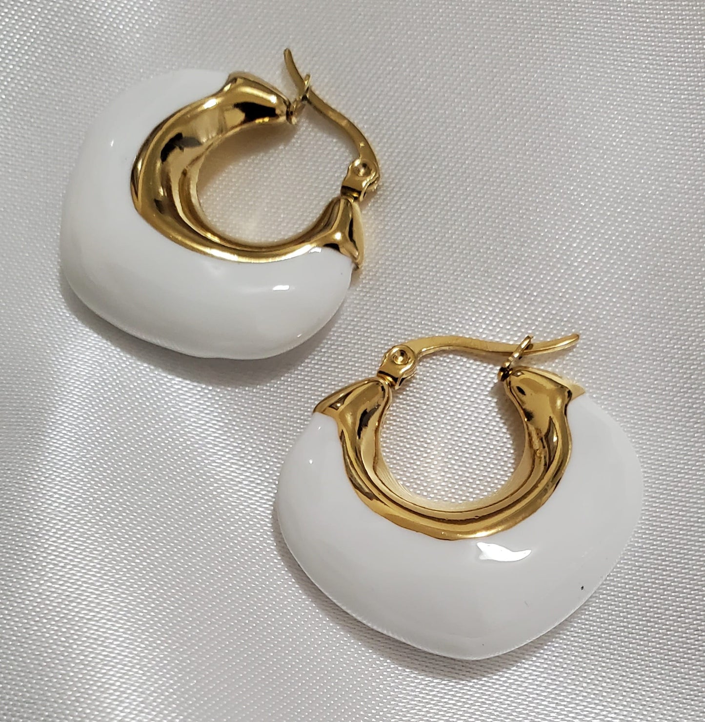Marisol Enameled Geometric Earrings