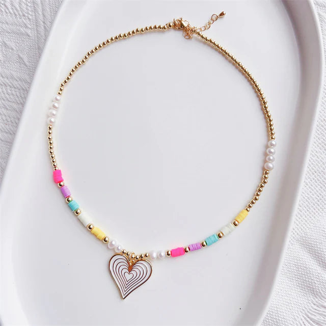 18K Gold Plated Collar Perlas de Agua Dulce