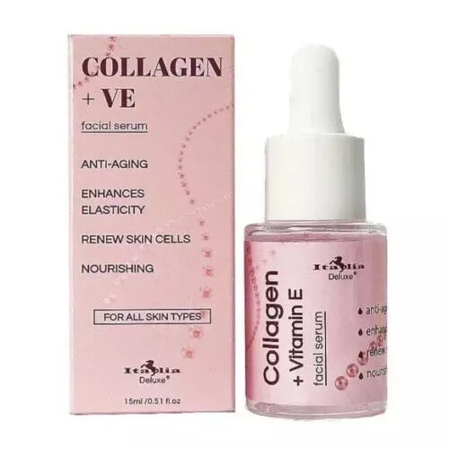 Italia Delux Anti-Aging Collagen+ Vitamin E Facial Serum