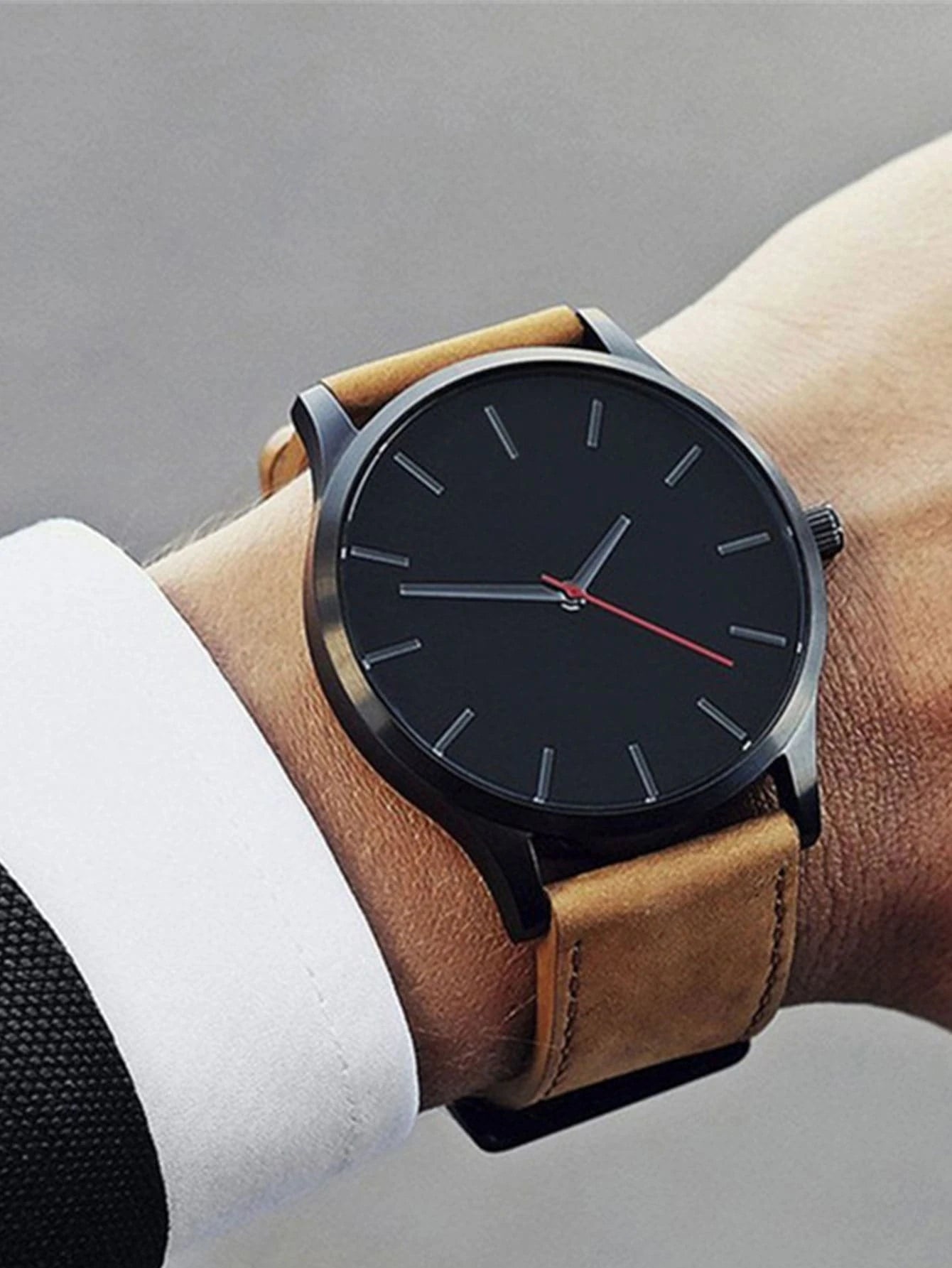 Reloj De Cuarzo Minimalista Para Hombres