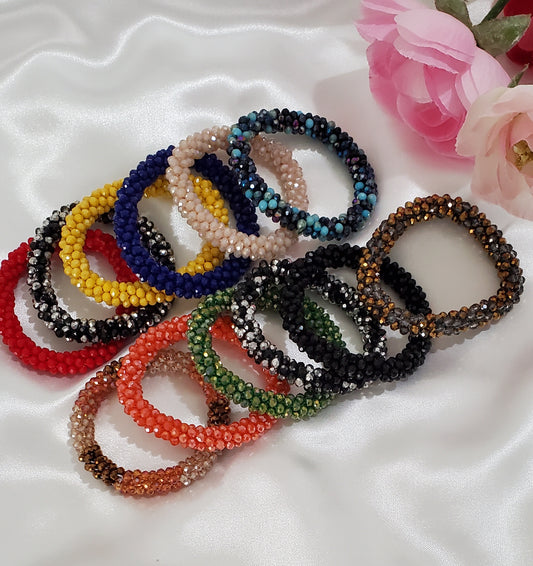 Pulseras Stretch con cuentas en cristall