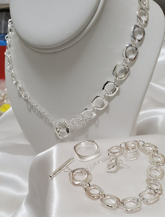 Set de Collar Plata S925