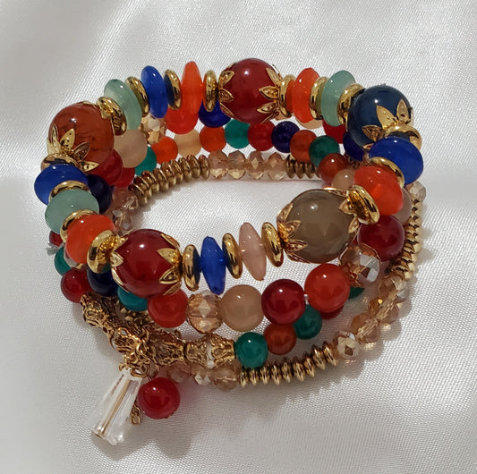 Pulseras en Crystal Multicolor