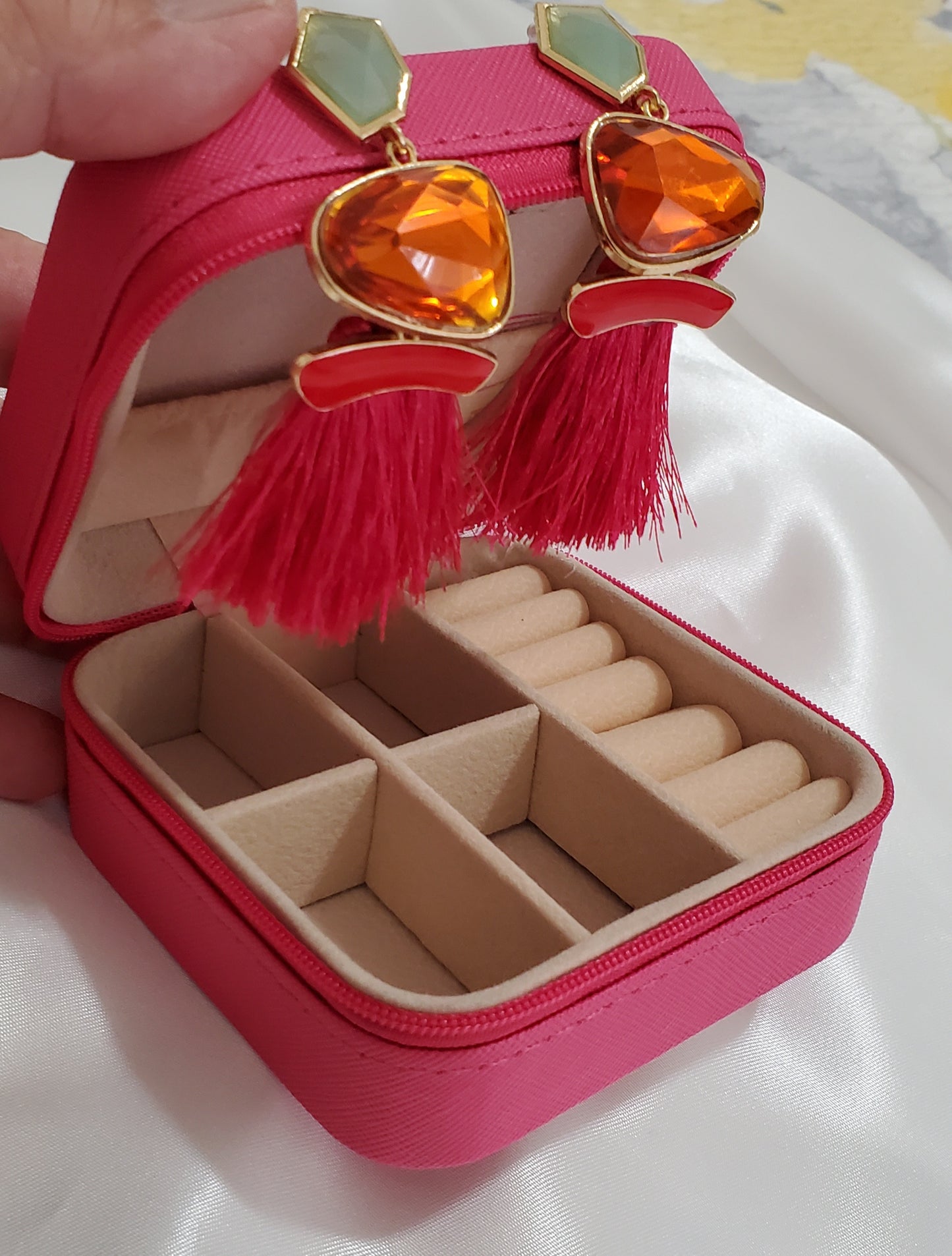 Mini Travel Jewelry Box