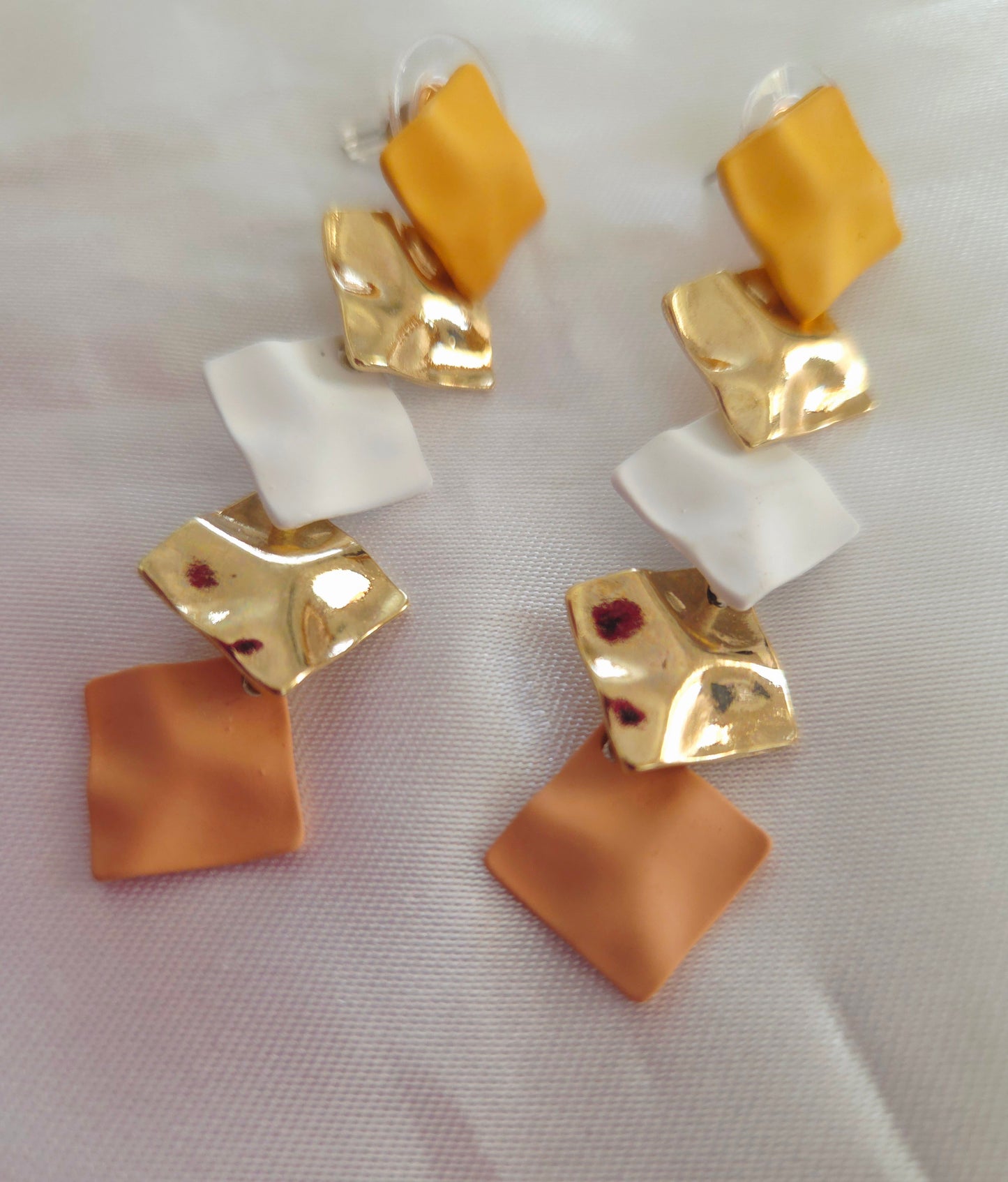 Wrinkled Irregular Earrings