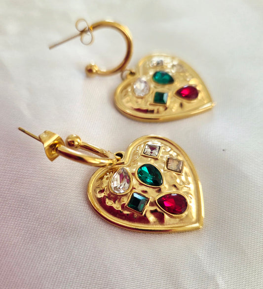 Multicolor rhinestone Earrings