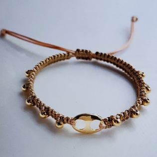 Adjustable Gold Plated Braided Bracelets