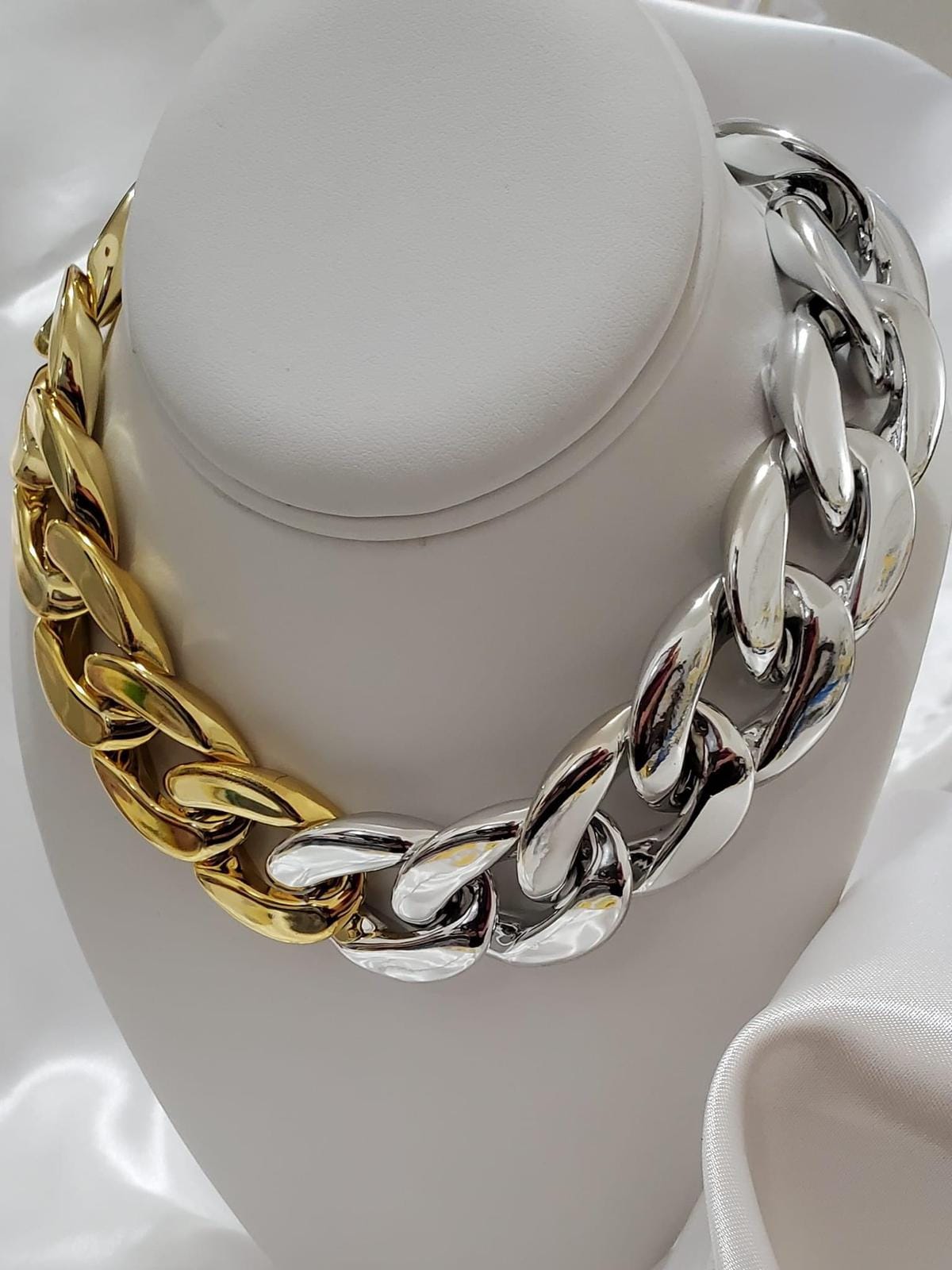 Gold and Silver Necklace