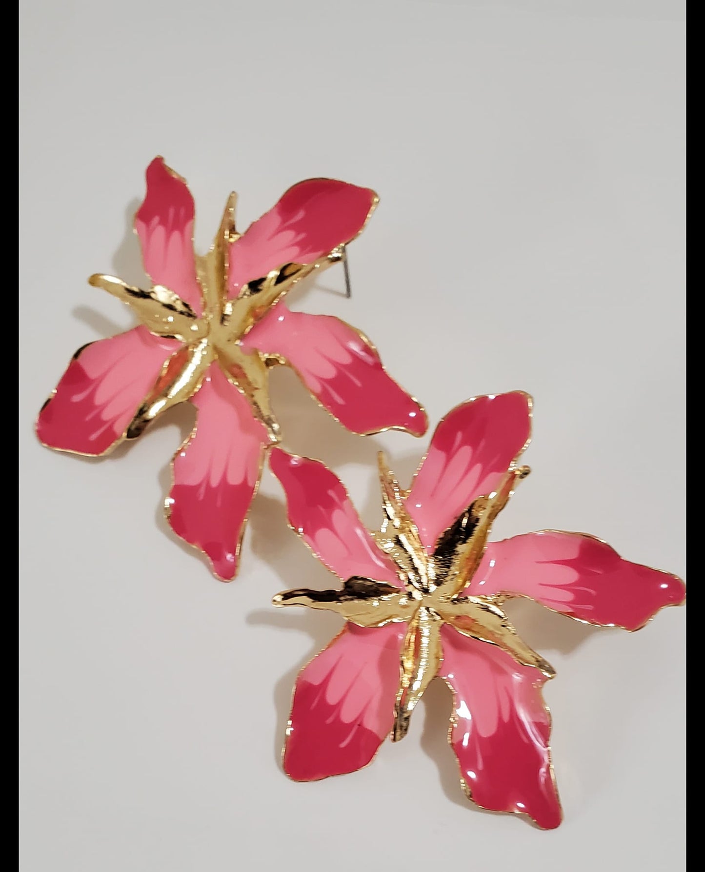 Rocio Flowers Metal Earrings