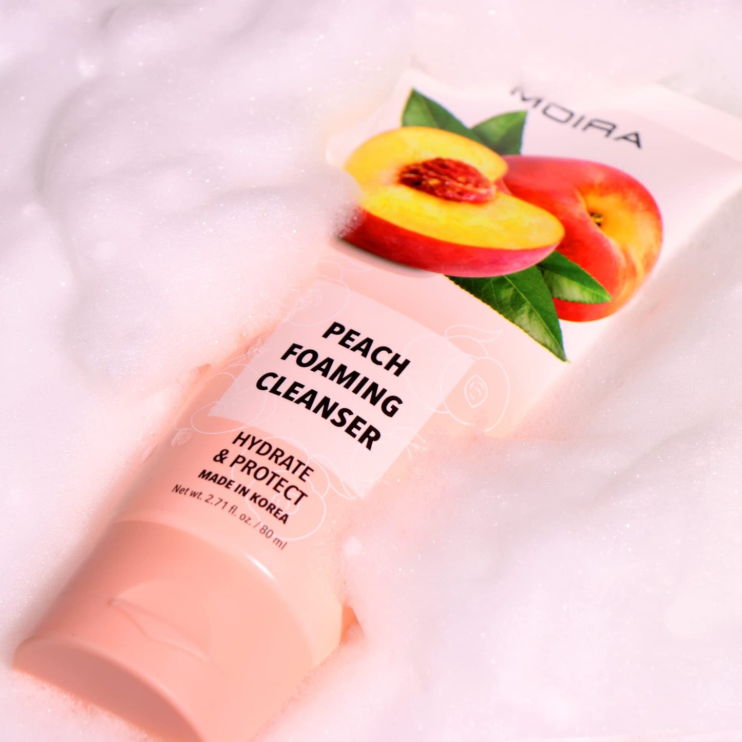 Moira Peach Foaming Cleanser-Korea