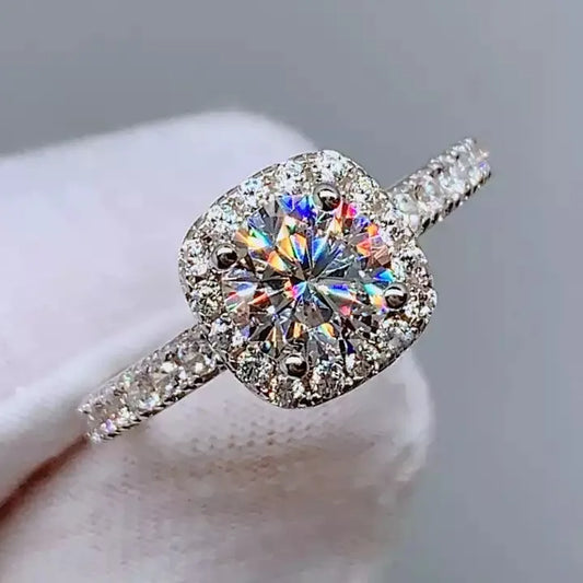 2 ct Moissanite Radiant Cut Engagement