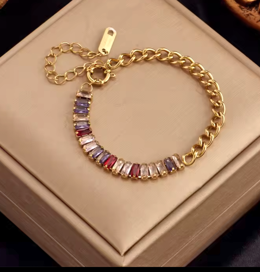 Women’s 18K Gold Plated Stainless Steel Bracelet