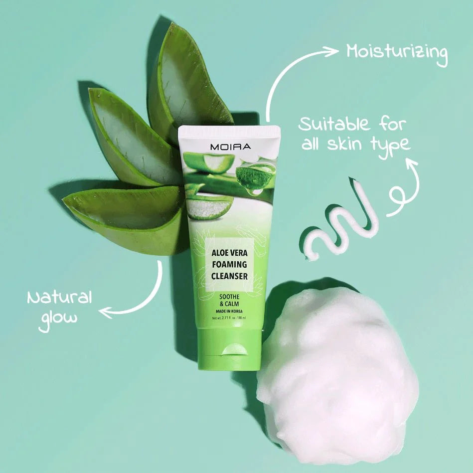 Moira Aloe Vera Foaming Cleanser-Korea