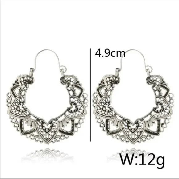 Laura antique silver Earrings