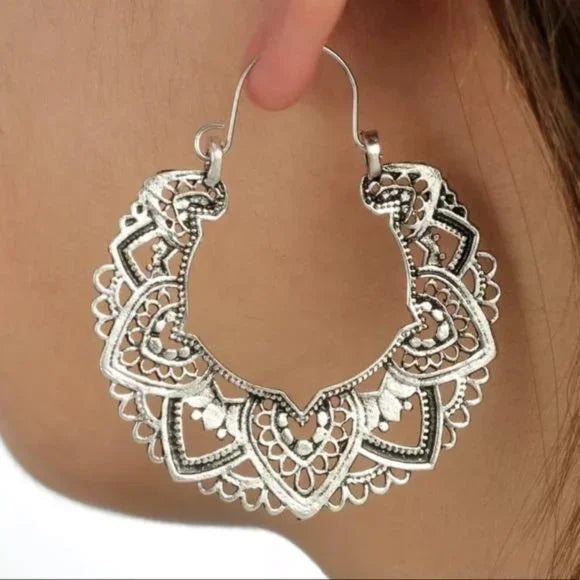 Laura antique silver Earrings