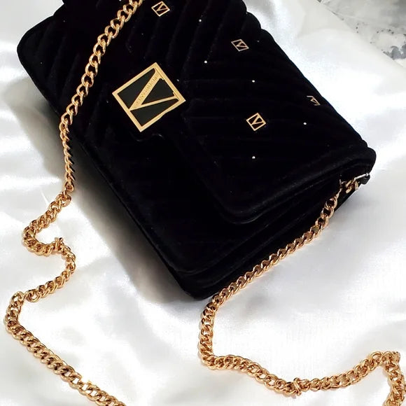 Victoria Secret Mini Black Crossbody Bag