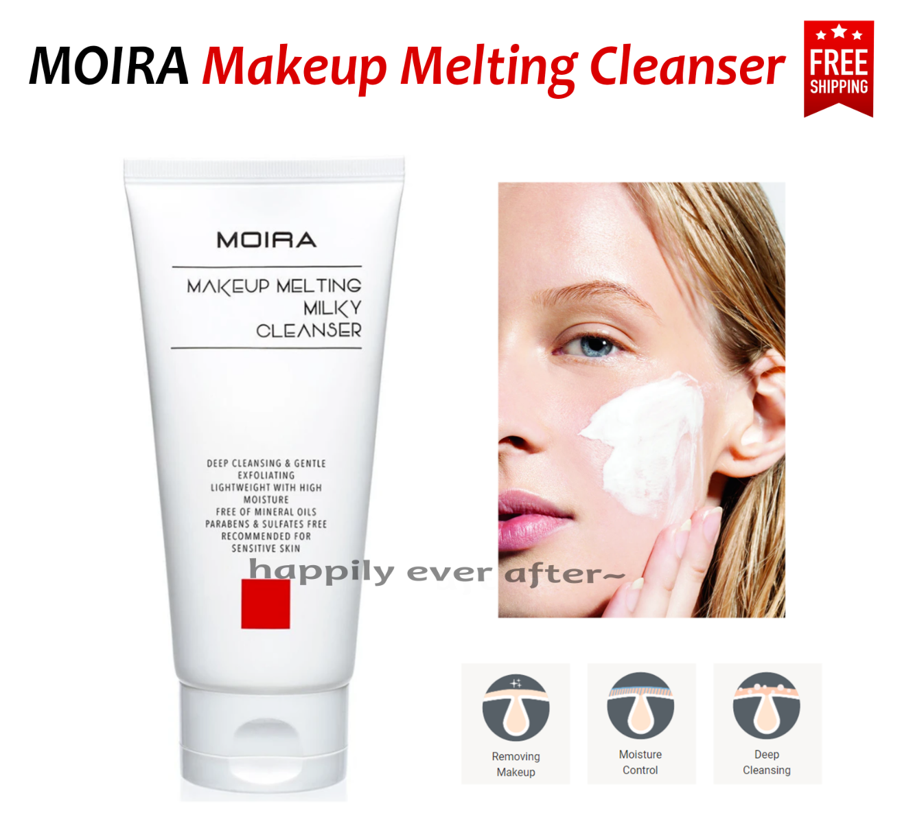 Moira Makeup Melting Milky Cleanser