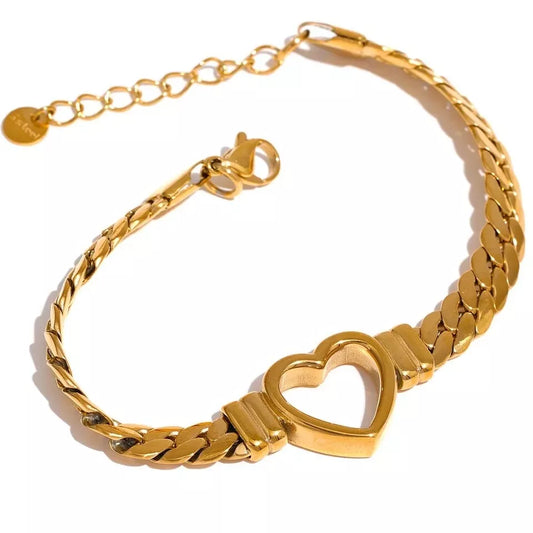 18k Yellow Gold Plated Bracelet